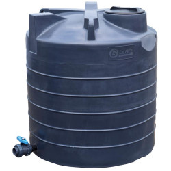 Cuve de stockage aérienne verticale 3000 l. ø 1,60 m Cuve de stockage aérienne verticale 3000 l. ø 1,60 m