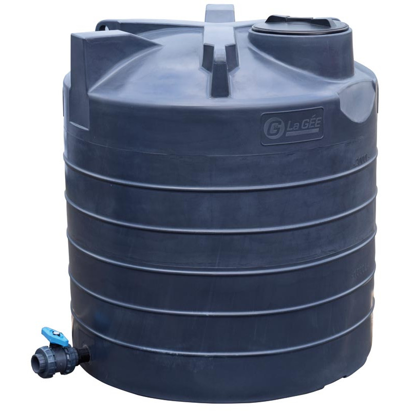 Cuve de stockage aérienne verticale 3000 l. ø 1,60 m Cuve de stockage aérienne verticale 3000 l. ø 1,60 m