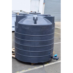 Cuve de stockage aérienne verticale 3000 l. ø 1,60 m Cuve de stockage aérienne verticale 3000 l. ø 1,60 m