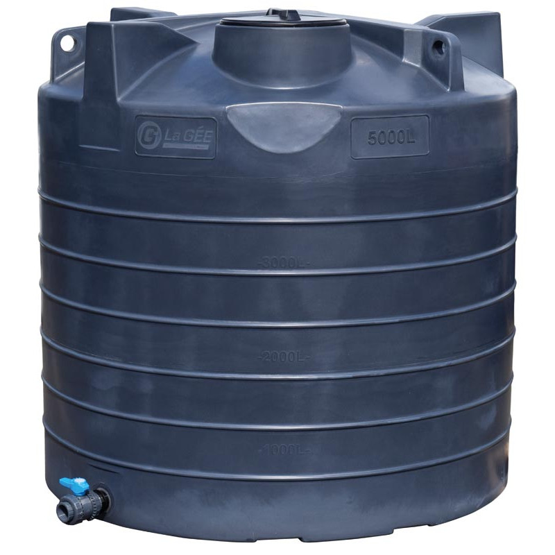 Cuve de stockage aérienne verticale 5000 l. ø 1,95 m Cuve de stockage aérienne verticale 5000 l. ø 1,95 m