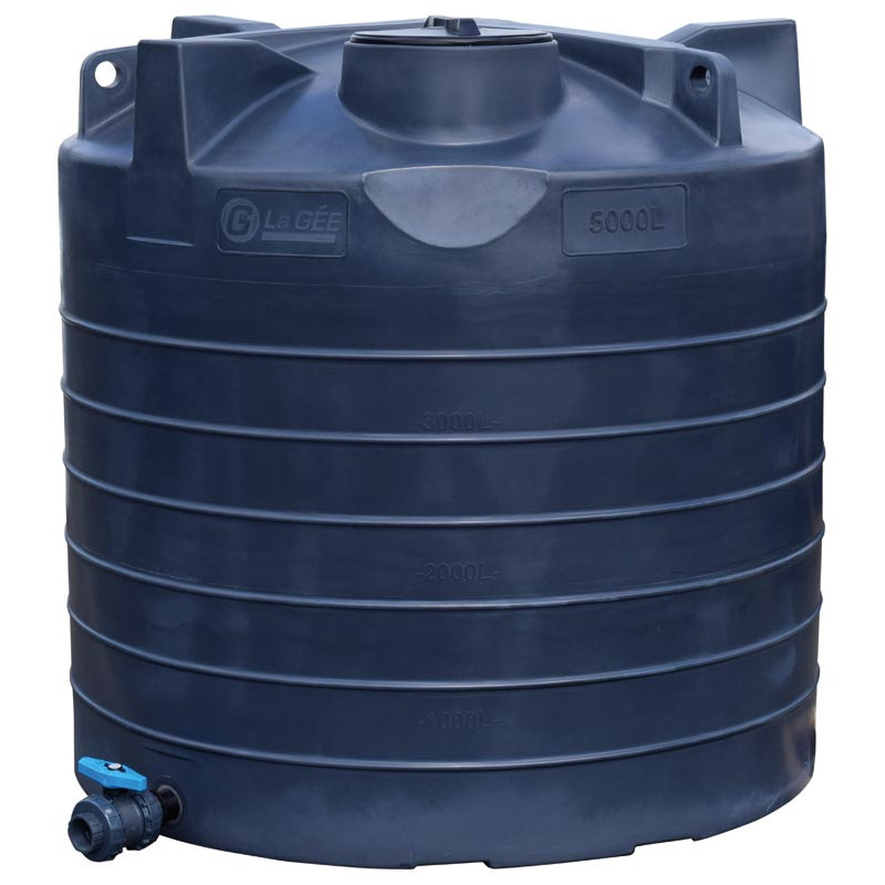 Cuve de stockage aérienne verticale 5000 l. ø 1,95 m Cuve de stockage aérienne verticale 5000 l. ø 1,95 m