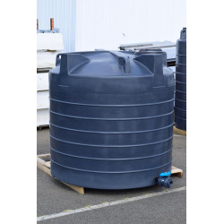 Cuve de stockage aérienne verticale 5000 l. ø 1,95 m Cuve de stockage aérienne verticale 5000 l. ø 1,95 m