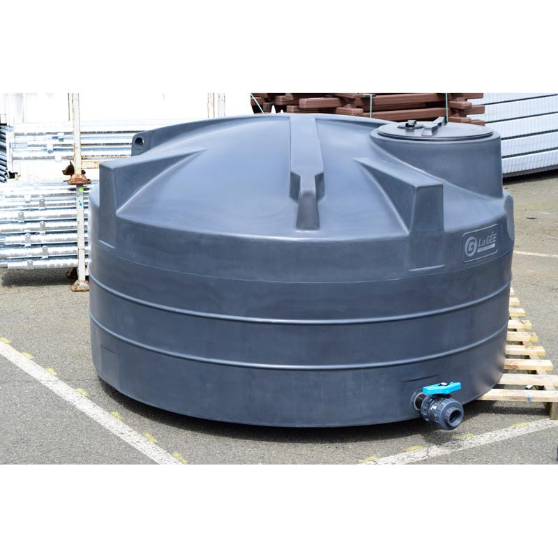 Cuve de stockage aérienne verticale 5000 l. ø 2,39 m