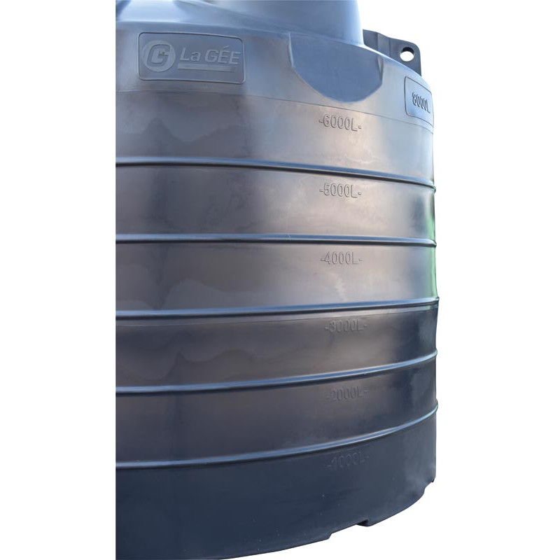 Cuve de stockage aérienne verticale 8000 l. ø 2,39 m