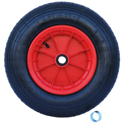 Roue gonflable avec jante plastique