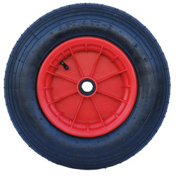 Roue gonflable avec jante plastique