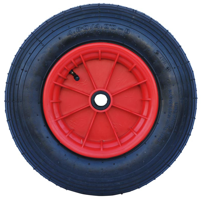 Roue gonflable avec jante plastique