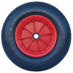 Roue gonflable avec jante plastique